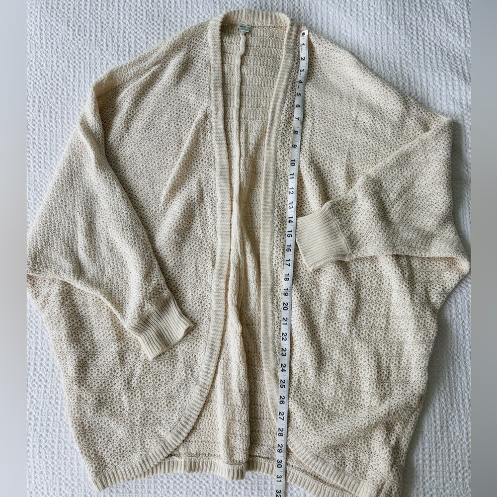 Aerie open-front lightweight dolman sleeve cocoon sweater